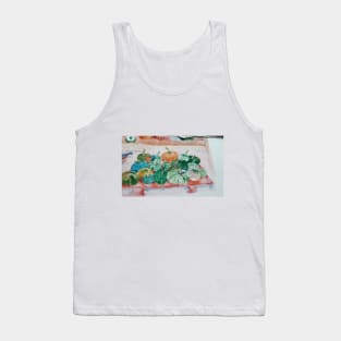 Summer Watercolor Pumpkin Squash Tank Top